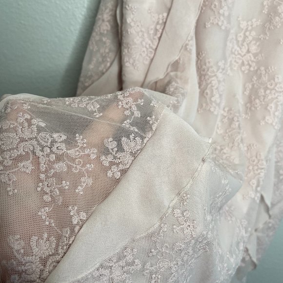 ONLY LOVE URBANIZED dahlia lace embroidered dress M - Picture 5 of 11